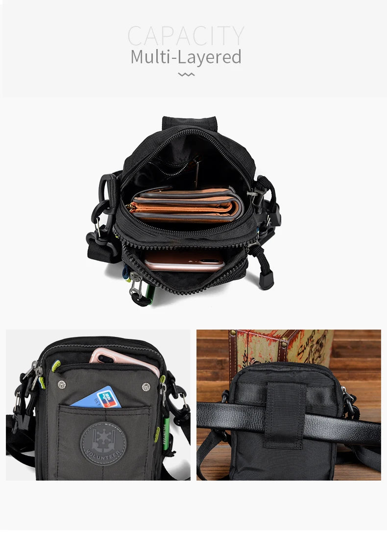 Volunteer Shoulder Bag Black