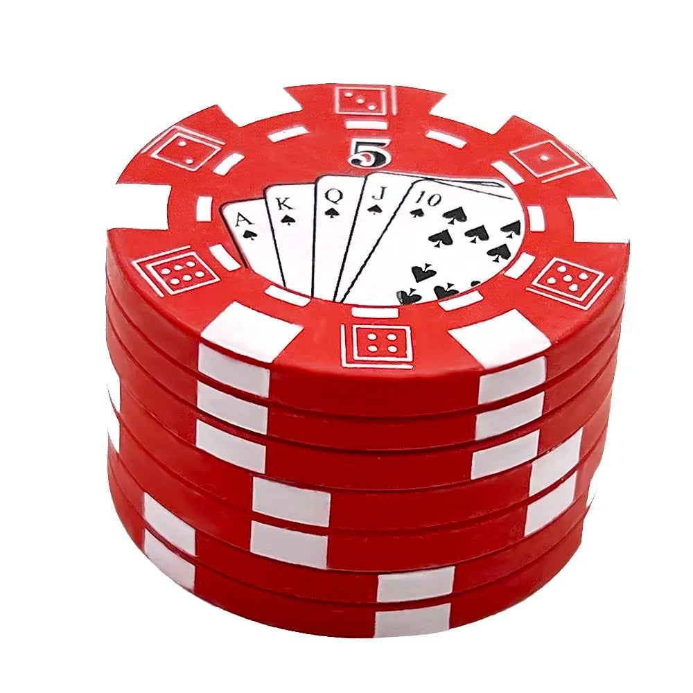 Grinder 3 Parts Poker Red