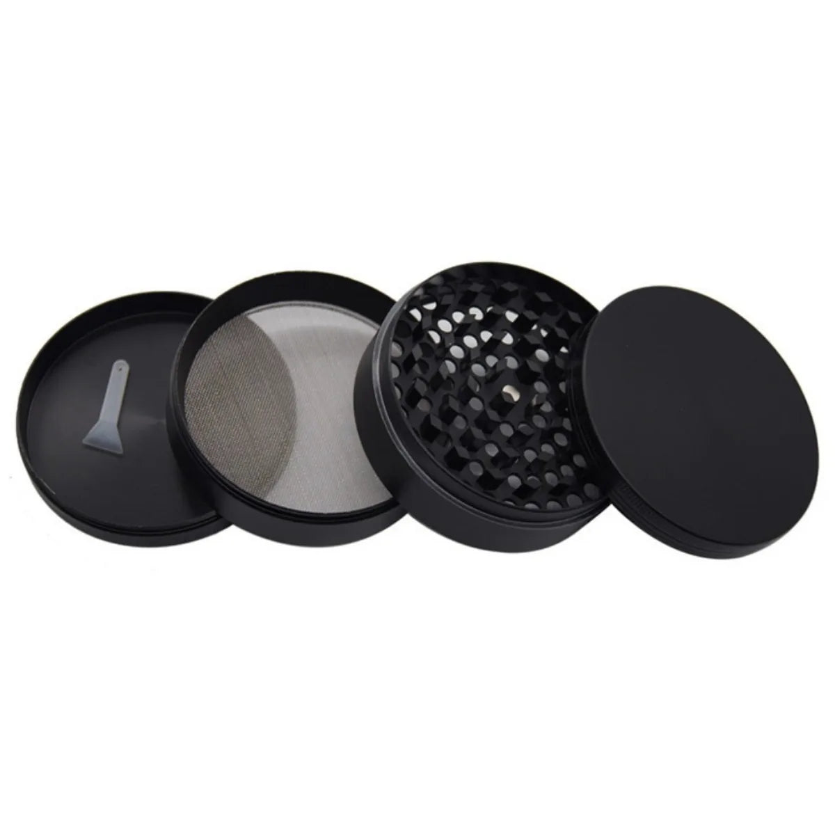 Metal Grinder 4-Piece 75mm Red