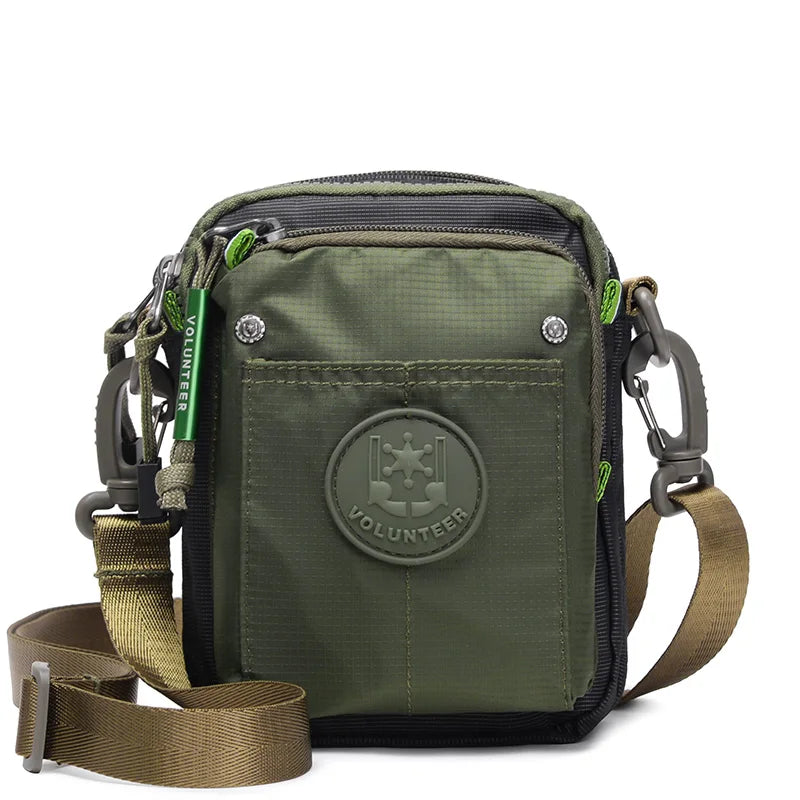 Volunteer Shoulder Bag Grey Green