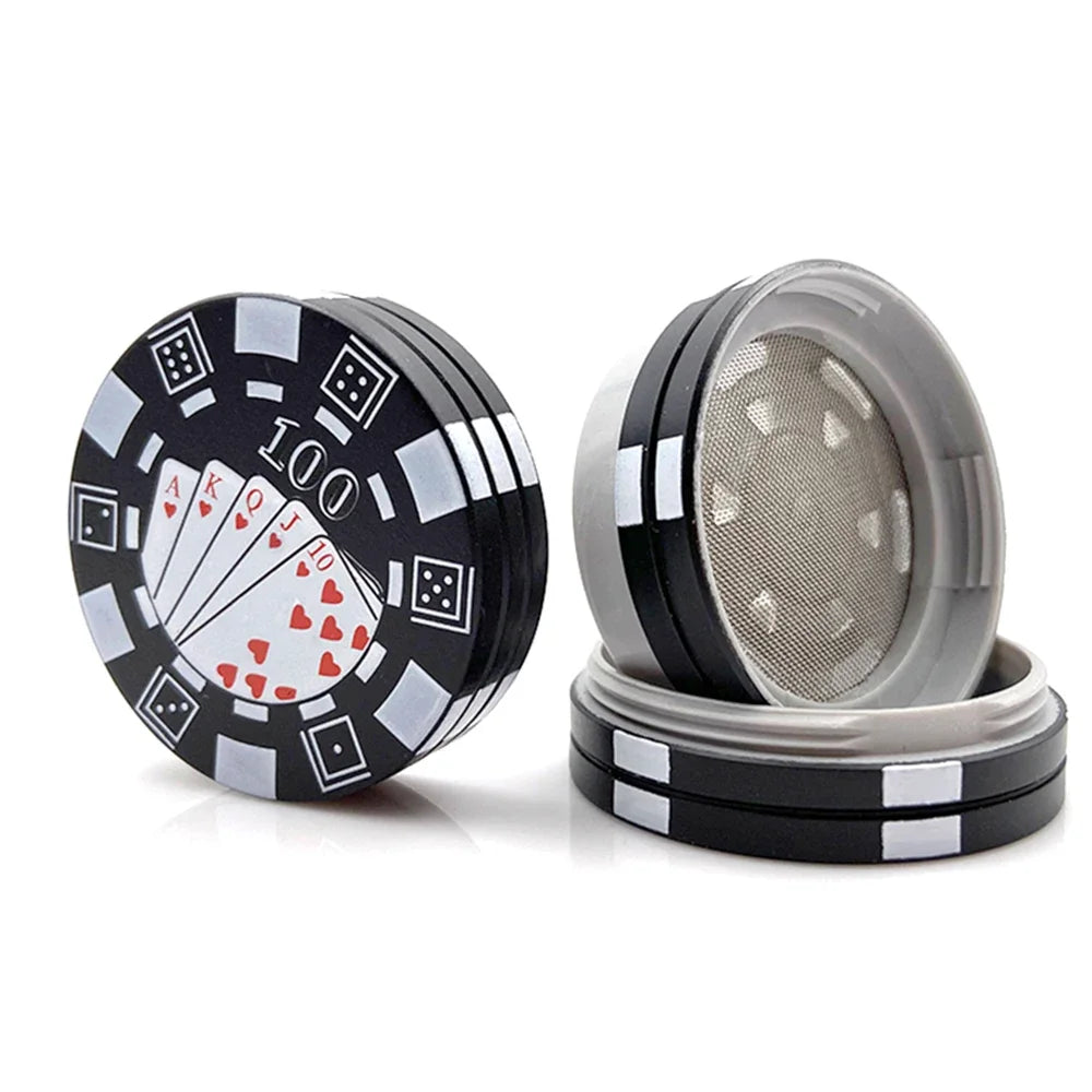Grinder 3 Parts Poker Black