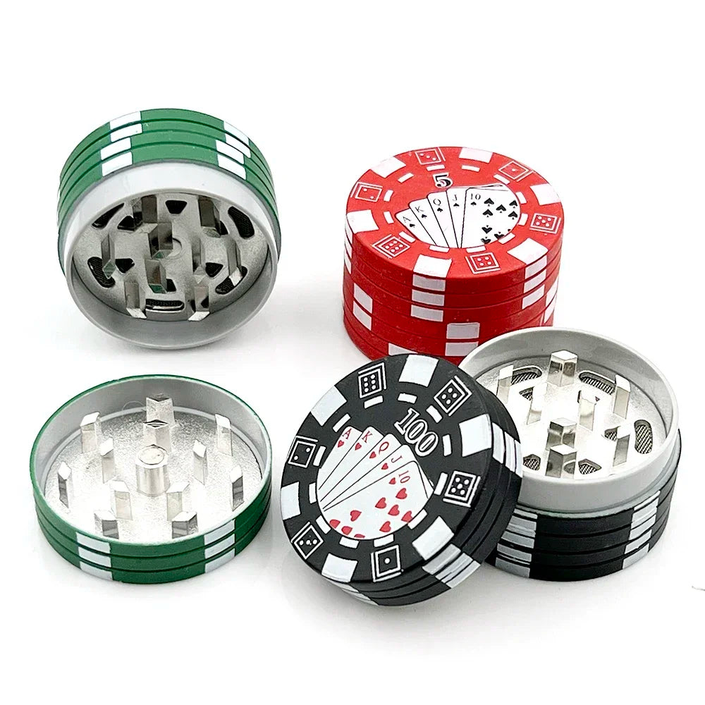 Grinder 3 Parts Poker Red