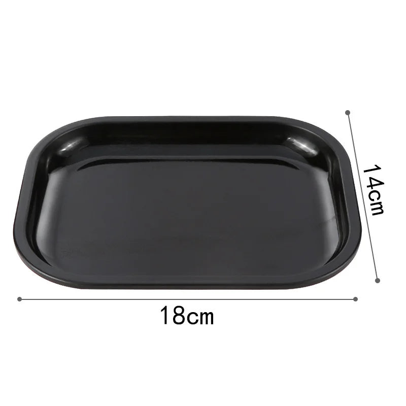 Metal Rolling Tray Black