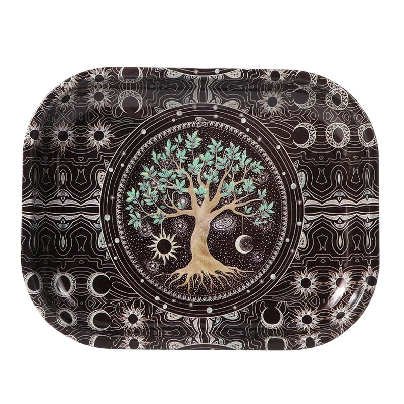 Metal Rolling Tray Tree