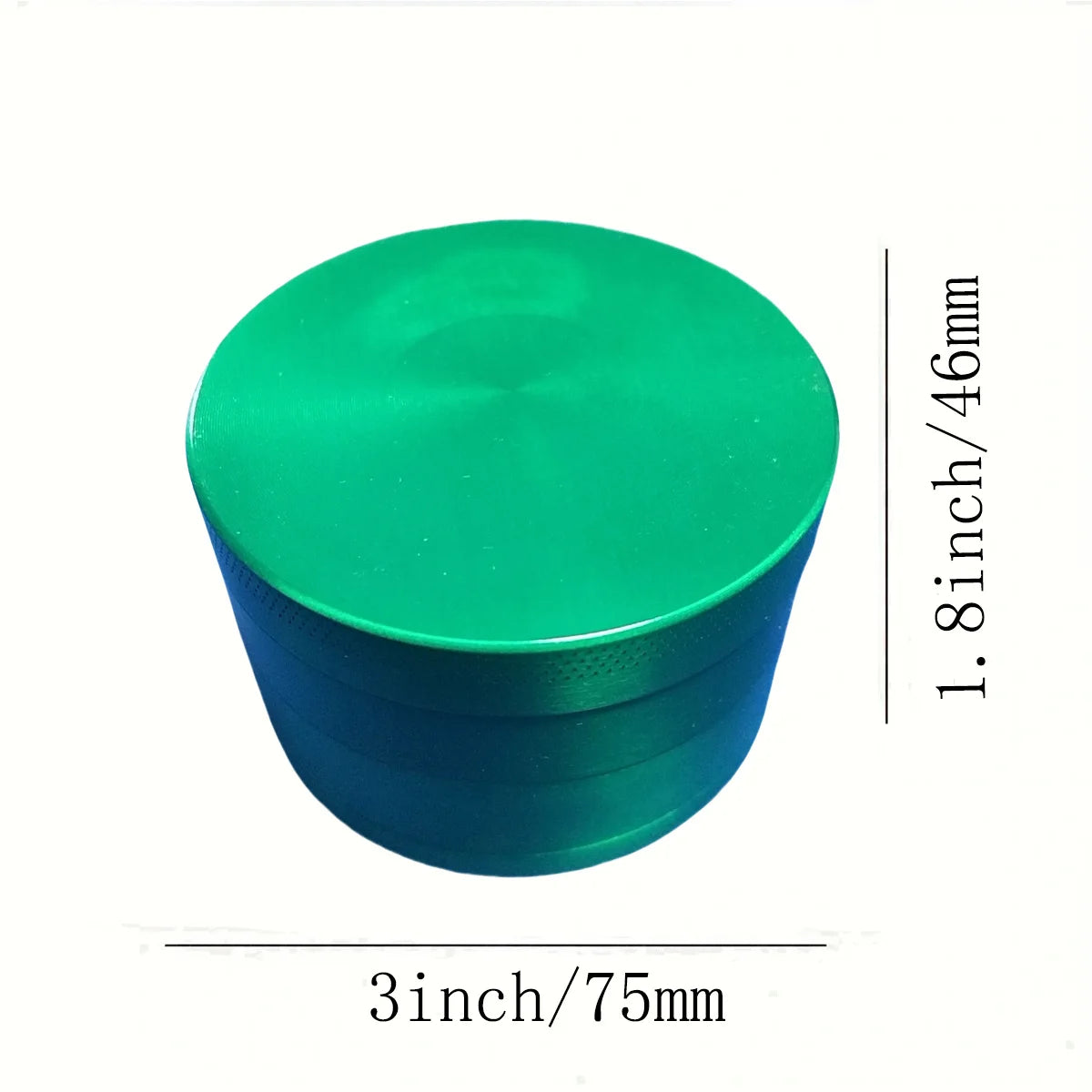 Metal Grinder 4-Piece 75mm Green